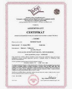 certifikát bozp